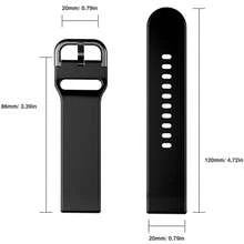1 件/2 件/3 件 18 毫米 20 毫米 22 毫米软硅胶表带智能手表和腕带替换表带，可调节快速释放腕带兼容三星 Galaxy Watch Active 2 40 毫米、44 毫米、Active 42 毫米 3 4 5 6、Gear S2 S3 Frontier、Classic、华为 Watch GT 2 3 Pro 42 毫米 46 毫米、Honor Amazfit GTS 2 BIP - 紅色 - 查看 11