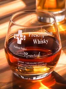 1pc Customized Name Whiskey Glass, Personalized Whiskey Glass With Name, Customized Whiskey Glass, Personalized Glassware With Name, Customized Gift, Personalized Name Whiskey Glass, Personalized Name Whiskey Set, Whiskey Glass With Name, Personalized Whiskey Glass, 3 Different Shapes, Gift For Whiskey Lovers - Style 1 - View 3