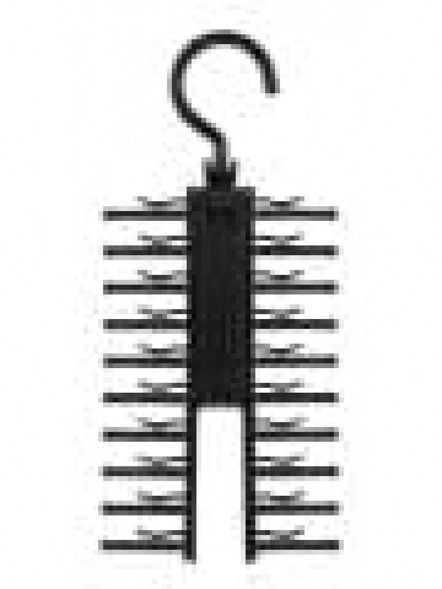 FTVOGUE Racks de Corbata Cruz Ajustable X Rack de Corbata Bufandas Gancho Organizador de suspensión Antideslizante Soporte de Clip Rotación de 360 Grados - 1 - Ver 1