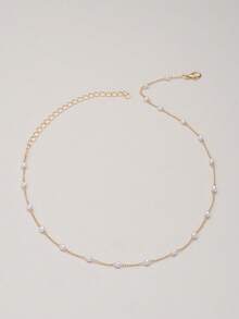 Clariva Faux Pearl Decor Necklace Christmas Winter Christmas Gifts