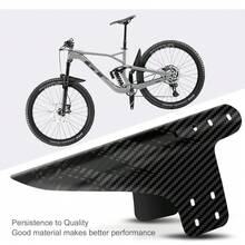 1 pieza Guardabarros para bicicleta, protector de barro para neumáticos y ruedas, guardabarros delantero para bicicleta de montaña, bicicleta de carretera, piñón fijo, piezas protectoras