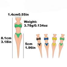 5-Piece Bikini-Shaped Golf Tee Sets Are Virtually Unbreakable, Made Of Plastic Material, And Make Excellent Golf Gifts For Both Men And Women. They Are Also A Creative Choice For Bachelor Parties, Designed Specifically For Golf Enthusiasts.
