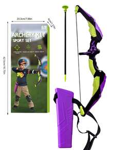 Kids Bow And Arrow Set, Archery Toys Set For Kids Ages 6-8 8-12, With3/ 10/12 Suction Cup Arrows, Target & Quiver, Boys - Multicolor - View 7