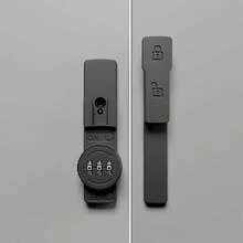 LOVEWE Warehouse Door Lock, A Black 180-Degree Rotating Mechanical Password Lock With A Flip Cover And A Combined 3-Digit Keyless Design. It Is Suitable For Protecting Privacy In Various Scenarios Such As Warehouse Doors, Windows, Gardens, Cabinets, Bathrooms, And Sliding Doors. Product Features Include: High-Quality Clasps, Security And Anti-Theft Measures, And High-Quality Lock Cores. It Is Suitable For Rental Properties And Commercial Establishments.