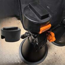 TRTY 2 قطعة رافعة هيدروليكية للسيارة، محول حامل الرافعة، وسادة الرافعة للحام، مشبك قضبان الإطار المشقوق، مناسبة لسيارات بي إم دبليو ميني وسلسلة بي إم دبليو 1 و 3 و 4 و 5، وسادة مطاطية مشقوقة لحماية قضبان الإطار، كتلة بوليوريثان مربعة للرافعة، مناسبة أيضًا كهدايا لعيد الحب وعيد الأب وعيد الهالوين والكريسماس