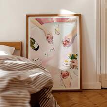 1 Girls Night Out Poster, Cheerleading Art Print: Rosé, Poker Night Outfit - Multicolor - View 11