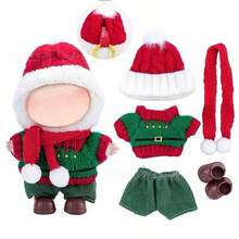 17cm 1st/2nd/3rd Generation Labobo Plush Doll Outfit - Cute Christmas Costume Set For Labubu