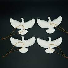 2/4/6/8 件《小鬼当家 2》复制品节日装饰品，和平雕像挂饰，圣诞礼物，生日礼物，毕业礼物，适用于各种节日装饰 - 白色 - 查看 11