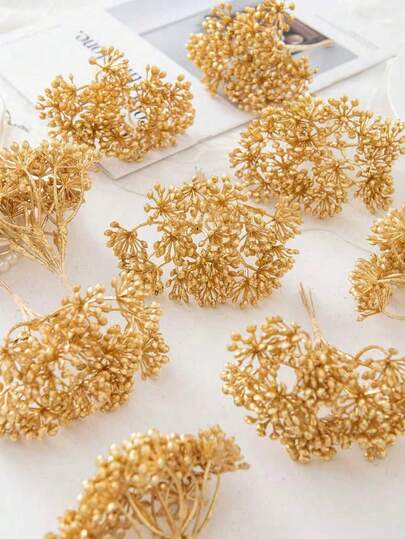 1/2/3/5 قطعة زهور اصطناعية بخرز بطول 11 سم للديكور في فصل الخريف والشتاء وعيد الميلاد والهالوين والهدايا والاحتفالات المنزلية وديكور غرفة النوم