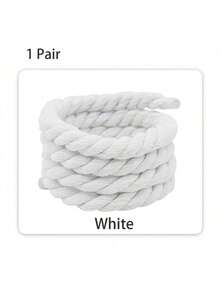 1 paire de lacets tressés faits main, épais et durables, convenant aux chaussures décontracté, chaussures de sport, chaussures en canevas et autres décorations de chaussures, décoration de Noël, Noël