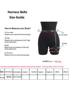 Leather Thigh Garter Belt Leg Harness Sexy Leg Harness Rave Costume Belt Ladies' Harness Leather