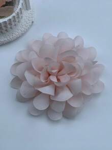 1pc Unique Handmade Flower Brooch, Vintage French Style Chic Niche Design, Elegant High-End Black Floral Lapel Pin, Minimalist For Suits, Dresses, Party Outfits, Stylish Fashion Accessory Gift For Women Valentines,Mom,Mother,Mother's Day,Gift