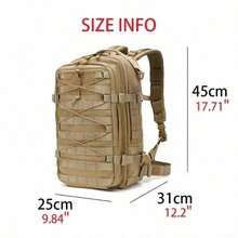 Men's Tactical Backpack Outdoor Sports Mountaineering Hiking Bag Multifunctional Tactical Bag