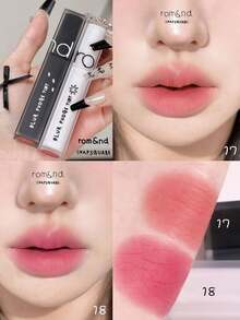 Rom&nd Romand BLUR FUDGE TINT 18 BAD BERRY，Romand 唇膏，唇彩，哑光唇釉，轻盈柔滑质地，易于涂抹，持久显色，高饱和度，不拔干，丝绒般柔滑，哑光妆效，易于晕染，韩国彩妆，韩国化妆品，礼盒装，5.0克/0.18盎司 - 18 BAD BERRY - 查看 5