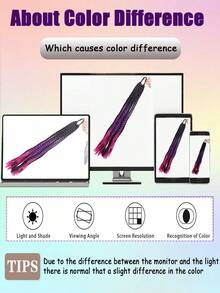 Synthetic Hip-Hop Style Dreadlocks1 Ponytail, 26 Inches Long, Suitable For Daily Party Wear