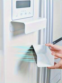 1 Stück magnetischer, wandmontierter Handschuhspender - einstellbares weißes Metallregal, geeignet für Küche/Klinik/Restaurant, ohne Bohren, multifunktionale Aufbewahrung für Masken/Handschuhe/Tücher, Salon- und Haushaltsartikel - Verschiedenfarbig - Übersicht 7