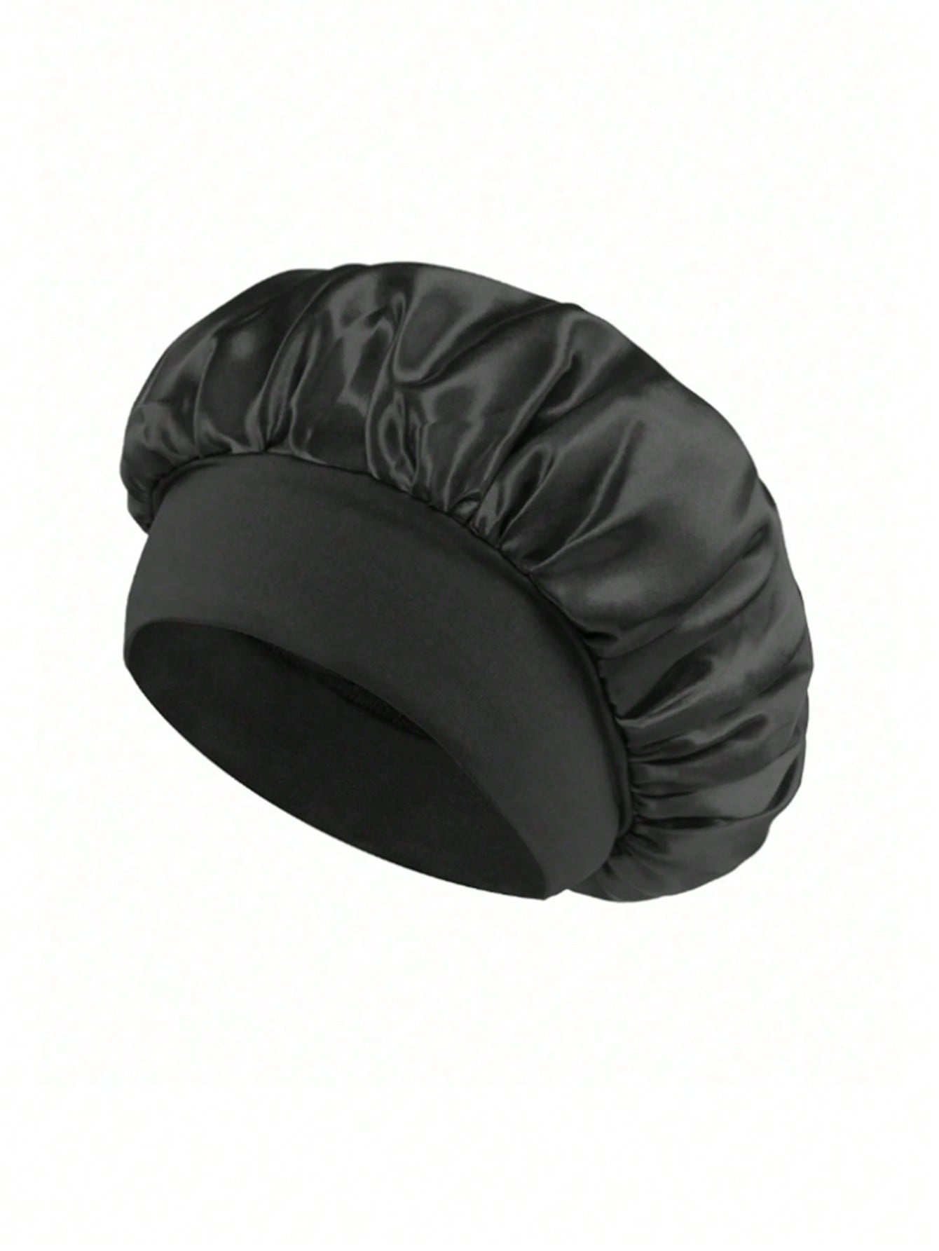 قبعة نوم من الحرير 2 قطعة/1 قطعة، قبعة شعر من السا...