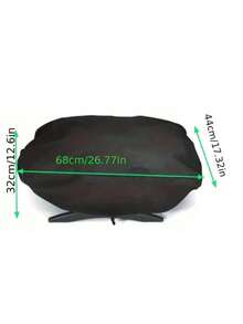 1pc Oxford Cloth Dust-Proof Cover For Outdoor Barbecue Grill - Suitable For Weber Q Series Grills, Also Fits Other Appliances, With Adjustable Drawstring