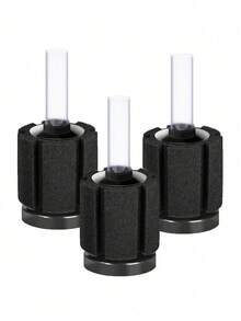 1/3 件装，适用于 1-10 加仑鱼缸水族箱的生物海绵过滤器，带可更换滤芯，可实现柔和水流的生物过滤，适用于斗鱼幼鱼、虾、小型鱼类、繁殖孵化场。