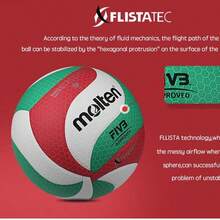 Molten V5m5000 FLISTATEC Volleyball Size 5 Volleyball PU Ball For Students Adult And Teenager Competition Training Outdoor Indoor - Multicolor - View 7