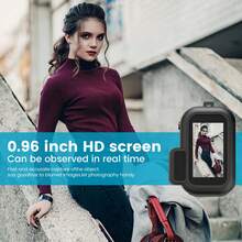 Keychain Camera World's Smallest 1080p HdMini Retro Portable 100 Mins Life For Students(32g) - Black - View 7