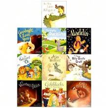 Children Picture Storybooks 10 Books Collection Set The Ugly Duckling Aladdin Goldilocks Wizard Of.. - Sets - View 2