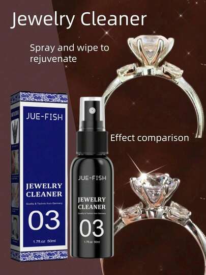 Jewelry Cleaning Solution, Suitable For Cleaning Jewelry Metals, Removing Stains, Anti-Oxidation, Rust Removal And Dust Protection, Great Gift For Holidays, Suitable For Friends And Family (Random New Or Old Version)