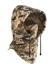 Máscara facial para caza en clima frío, cubierta facial a prueba de viento con camuflaje para caza de invierno y otros deportes al aire libre - Multicolor - Ver 9