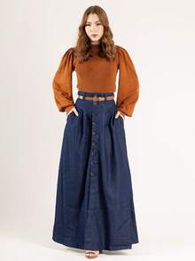 Simple Casual Button Zipper Pocket Holiday Beach - Màu xanh ngọc - Xem 5
