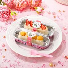 10pcs Mini Loaf Pans Rectangular Aluminum Foil Baking Tray Containers Disposable Baking Cups Cupcake Liners Mini Cake Bread Pans (No Spoon And Sticker Included)