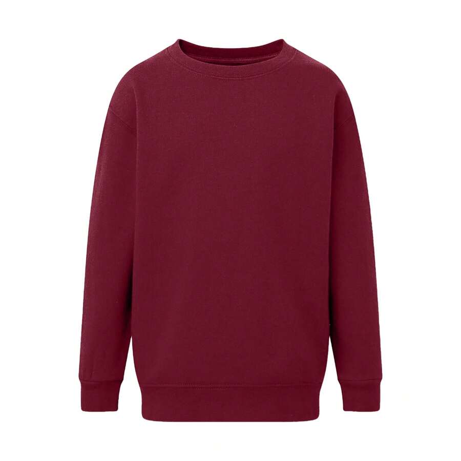 SG Originals Childrens/Kids Crew Neck Sweatshirt (Burgundy) - Burgundy - View 1