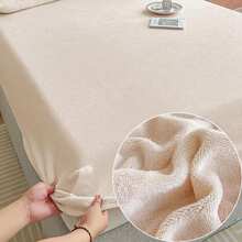 Màu be Chất rắn Có màu sắc Sang trọng Chăn Vừa vặn Máy giặt được Chăn Vừa vặn - Màu be - Xem 17