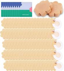 ¡Recomendado200pk Cubre Pezones Desechables para Mujer, Nipple Cover diámetro 6MM, Cubre Pezones para Mujer Invisible Transpirable, Redonda, Uso Durante Todo el año¡Top de Temporada - 1 - Ver 8