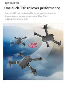Foldable, Drone, Aerial Photography, High Definition, Camera, Quadcopter, Airplane, Remote Control Airplane, One-Key, 360° Rotation, Random Color Accessories - Multicolor - View 7