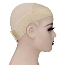 女士蕾丝假发帽 - 防滑、可调节假发帽，无需粘合剂即可牢固固定假发，可重复使用的高清蕾丝帽，带头带，适用于蕾丝前假发 - 彩色 - 查看 7