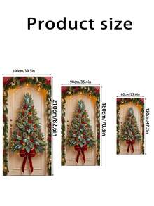 إكليل عطلة متعدد الاستخدامات - لافتة باب من البوليستر الحيوي لعيد الميلاد والهالوين وأكثر من ذلك - سهل التعليق ، بدون حاجة إلى طاقة ، مثالي للحفلات والاحتفالات ، الأفضل لعيد الميلاد ، مثالي لعيد الشكر