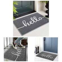 TXC - JY Felpudo de Puerta Antideslizante de Perfil bajo, Felpudo de Entrada residencial, Felpudo de Bienvenida Antideslizante, Felpudo Antideslizante de Interior/Exterior, 40cm * 60cm - inicial - Ver 1