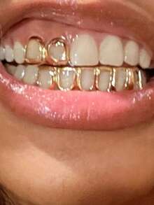 THATBOY 3pcs/Set Fashionable Hollow Heart & Star Tooth Grillz, DIY Combination Hollow Open Face Hiphop Tooth Jewelry Set, Suitable For Festivals, Parties, And Daily Wear