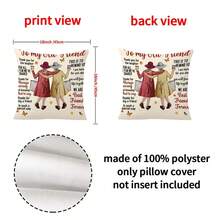 2pcs Plush Decorative Throw Pillow Covers, Double-Sided Printed Cushion Covers, Suitable For Living Room, Sofa, Bedroom, Patio, Car, Office, 18x18 Inches, Pillow Insert Not Included