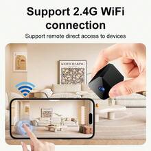 1 Stück Mini Spion Versteckte Kamera, Handy Drahtlose WLAN Versteckte Kamera, mit Nachtsichtfunktion, Bewegungserkennung, Mobiles Betrachten, Vollständig HD Versteckte Kamera, Geeignet für Heim-/Bürosicherheit.