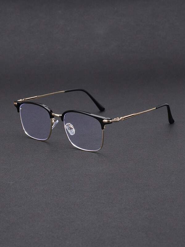 1 par de óculos de sol masculinos retrô com armação quadrada, casuais e modernos, adequados para fotografia de rua, elegantes e versáteis, essenciais para férias de outono e viagens ao ar livre