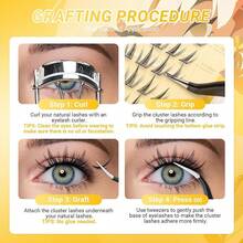 False Eyelashes And Adhesives Kits - SA-dIY-017 & Pliers - View 4