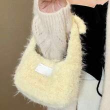 100% Nylon 6-8cm Long Fur Imitation Mink DIY Crochet Sweater | Hat | Scarf Thread DIY Dog Hat Knitting Thread Single-Strand Fine Thread Mixed Yarn Fancy Yarn - Multicolor - View 6