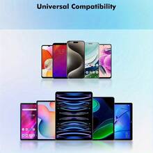 Stylish Design Black Smart Stylus, Suitable For All Touchscreen Devices, High-Precision Nib, Ergonomic Grip, Power Display, Suitable For Students And Professionals, Digital Painting, Note-Taking, Smooth Writing, Stylus, Stylus For All Devices, Tablet Stylus, Smartphone Pen, Stylus For All Devices - Màu xanh lam - Xem 5