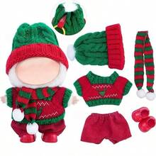17cm 1st/2nd/3rd Generation Labobo Plush Doll Outfit - Cute Christmas Costume Set For Labubu