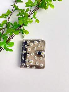 1 件迷你便携式 3 环活页夹，雏菊封面带 PVC 透明外壳，2 种内部纸张选项（空白或网格），约 80 张，适用于办公室、学习、旅行、会议记录、日记本，可作为节日或圣诞节礼物迷你笔记本 - 彩色 - 查看 21