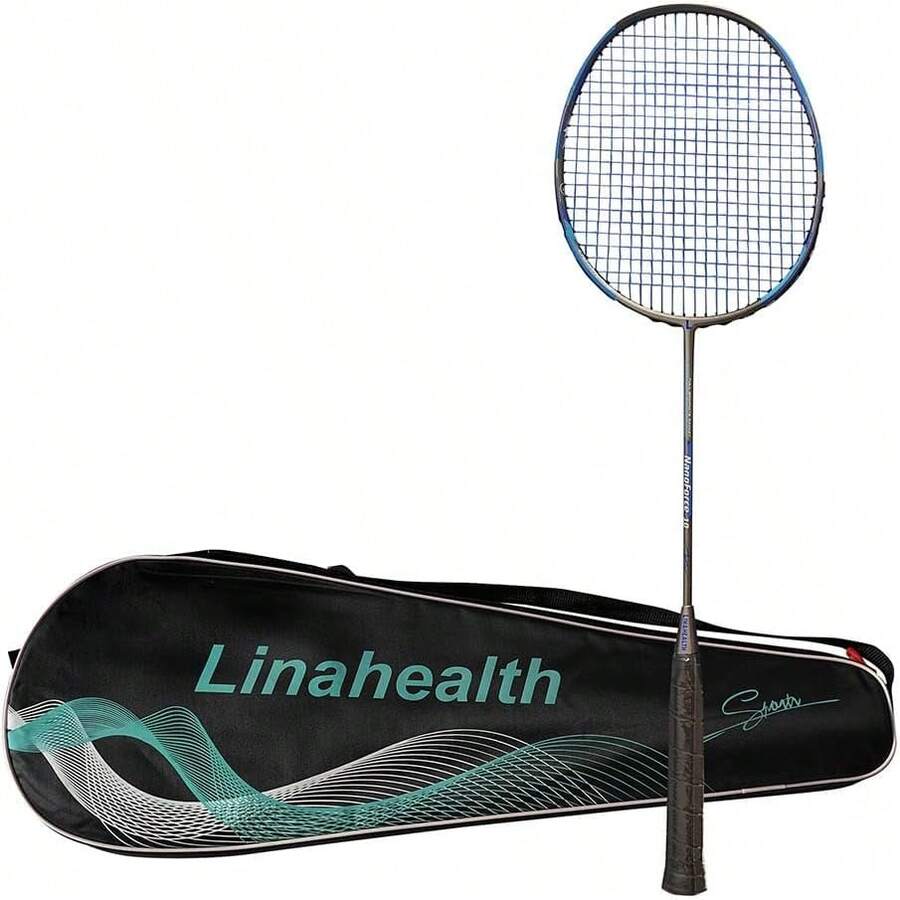 Linahelath.| Raqueta Badminton Profesional Ligera Hecha de Fibra de carbón - 1 - Ver 1