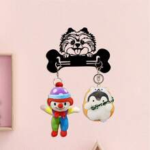 1 Piece Iron Bome Small Hook, Black Cute Dog Hook, Bathroom Towel Hook Kitchen Utensil Hook Bedroom Coat Hook, Hanging Key At The Entrance