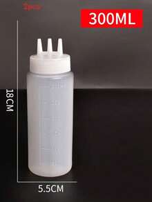1/2pcs Three Hole Squeeze Bottle For Sauce, Salad Dressing, Kitchen Tool For Baking And Cooking - Multicolor - View 14