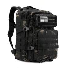 50L/30L Elite Tactical Backpack Military Grade Heavy Duty 3 Day MOLLE Bug Out Bag Ultra Durable Work Backpack For Men Outdoor Adventure Hiking Camping Travel
